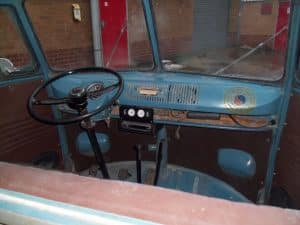 Blue Splitty Interior