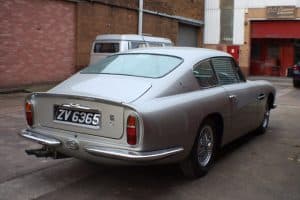 Aston Martin DB6 Silver Rear