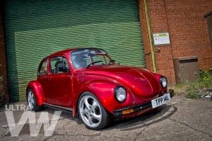 Candy Apple Red Beetle Side Angle