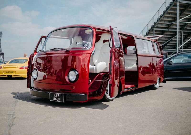 VW Red Camper Modified