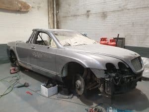 work in progress of the Bentley Flying Spur Decadence