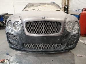 Front Grid of Bentley Flying Spur Decadence