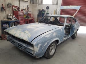 capri before paintwork job