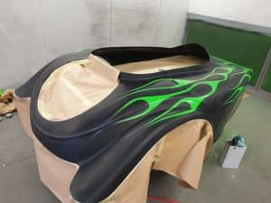 Dragster paintwork