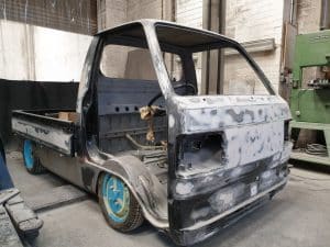 Pro Block sanded Honda acty pick up truck