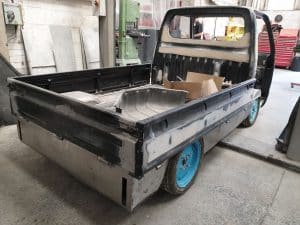 Honda acty pick up sanded by pro blocks