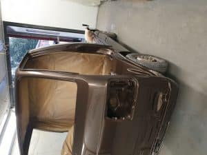 Process of immaculate Honda pick up paint job
