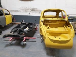 Beetle car restoration