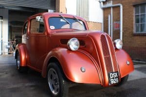 Ford Anglia repainting and customisation