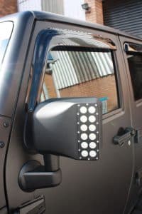 Khan Jeep Wrangler mirror customisation