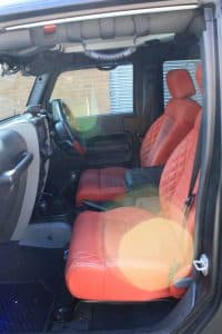 Khan Jeep Wrangler inside custimisation