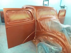 Ford Anglia repainting