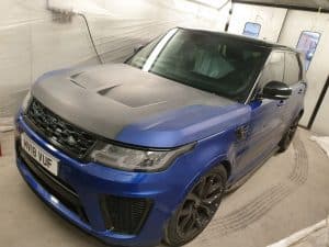 SVR Range Rover Bonnet hood customisation