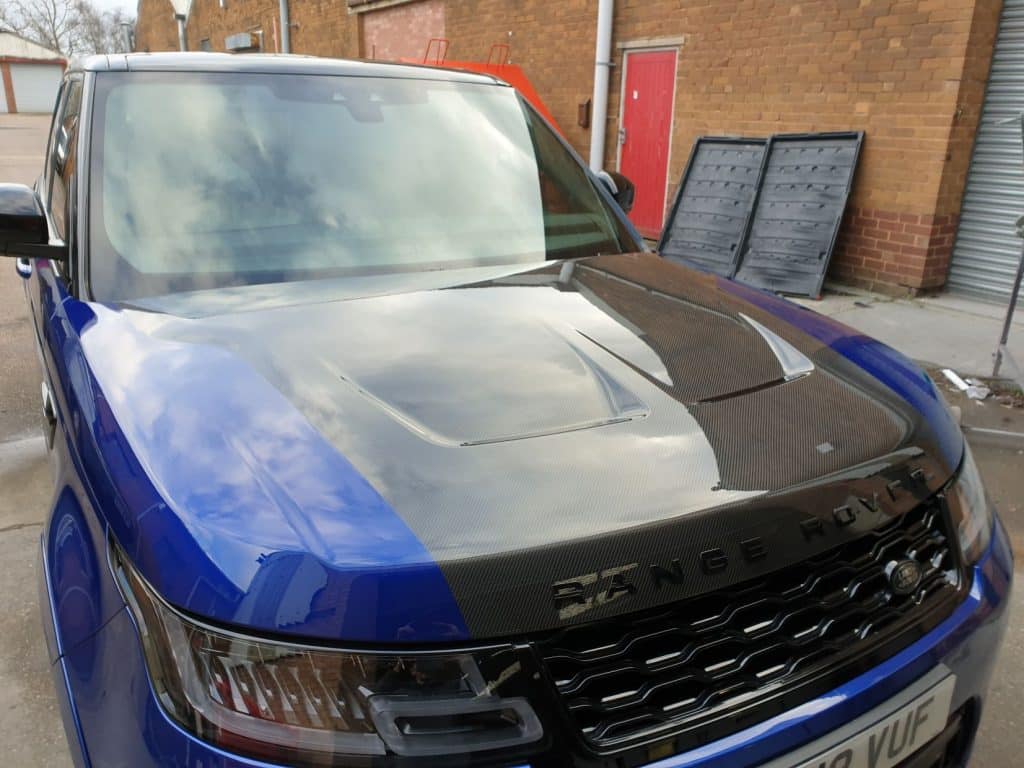 SVR Range Rover Bonnet front