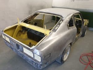 Mazda RX3 customisation process back