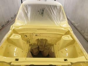 progress on repainting Mazda RX3