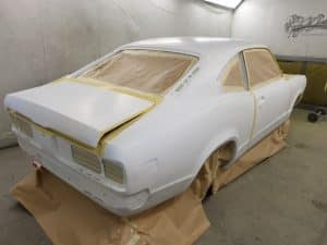 repainting Mazda RX3