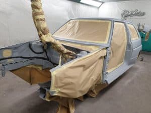 MK2 Golf Rallye repainting and customisation