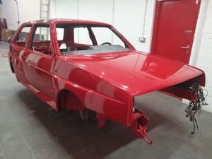 MK2 Golf Rallye customisation red colour