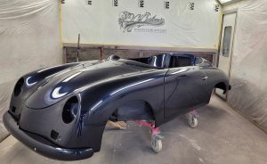 Porsche Speedster repainting progress